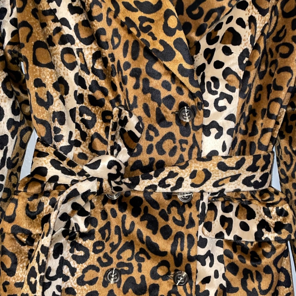 Nwt Leopard Print Animal Print Jacket M Y2k Retro… - image 7
